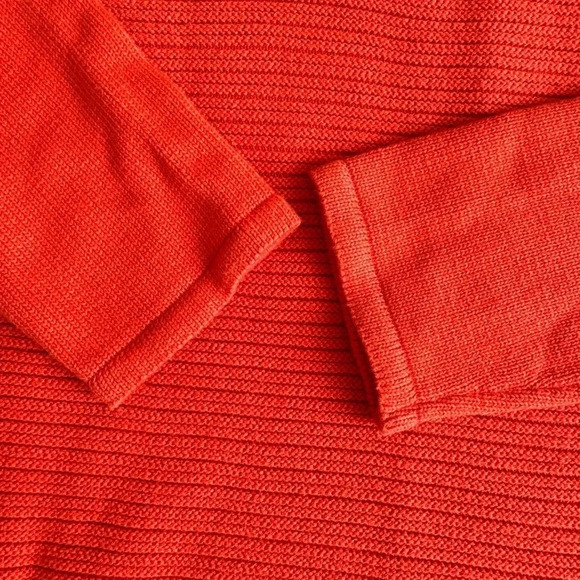 Bonita Red Brick Knit Sweater Pullover Long Sleeve Round Neck M - Picture 6 of 9